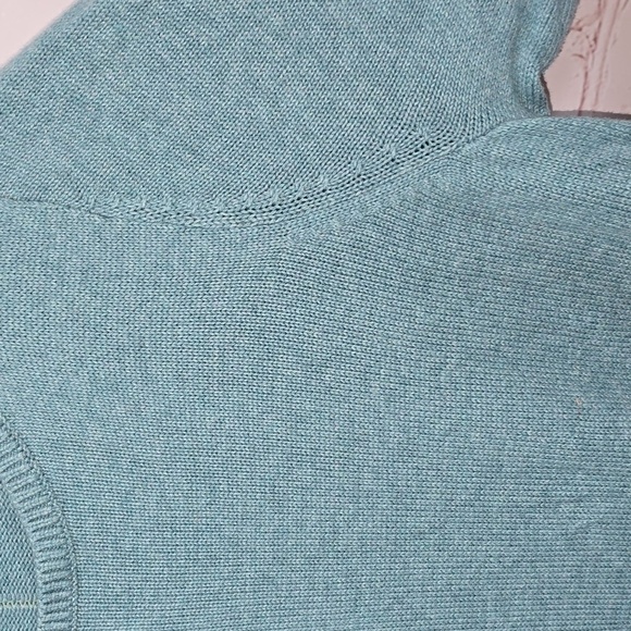 J.Jill Light Green Scoop Neck Long Side Slit Sweater Womens Size 2x - Picture 4 of 12